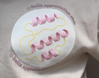 Eiwit-T-shirt: cadeau wetenschap en moleculaire biologie, STEM-kleding