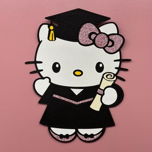 Graduation Hello Kitty Topper BACK IN STOCK! - Etsy