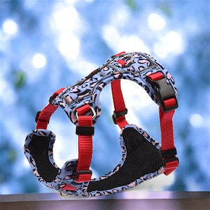Soft Padded Dog Harness – No Pull, Adjustable & Comfortable Pet Vest for Small Medium Large Dogs – Easy On and Off