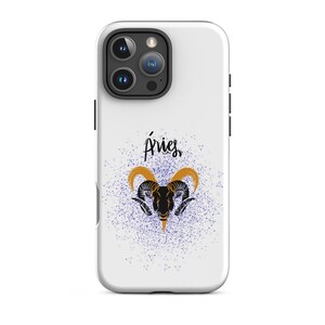 iPhone® Tough Case Aries Zodiac Star Sign Phone Cover