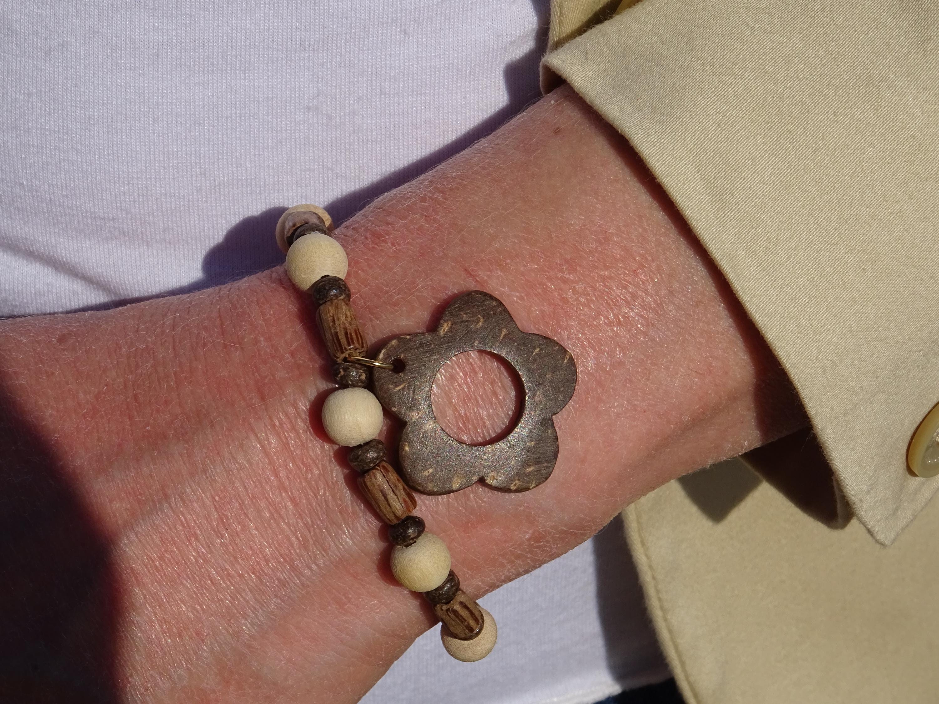 Perline Di Legno, Perline Di Legno Naturale Rotonde Da 30 Mm, Perline Fai Da Te - 100 Pezzi - Perline All'ingrosso - Italia - Foto 3