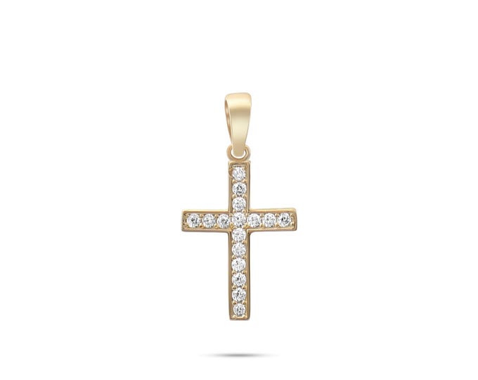Radiant Cross Cuff, Gold