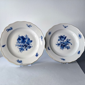 1 x BIG Meissen Plate First Choice Blue Crossed Swords Flowers Motive Hand Painted porcelain Meissen luxury Porcelain gift meissen