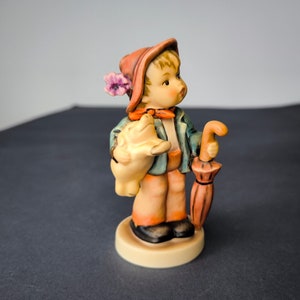 Vintage Goebel Hummel Figurine # 335 / 0 Lucky Boy- Limited Edition Germany Collectible Porcelain figurines gift idea- Vintage Porcelain Art