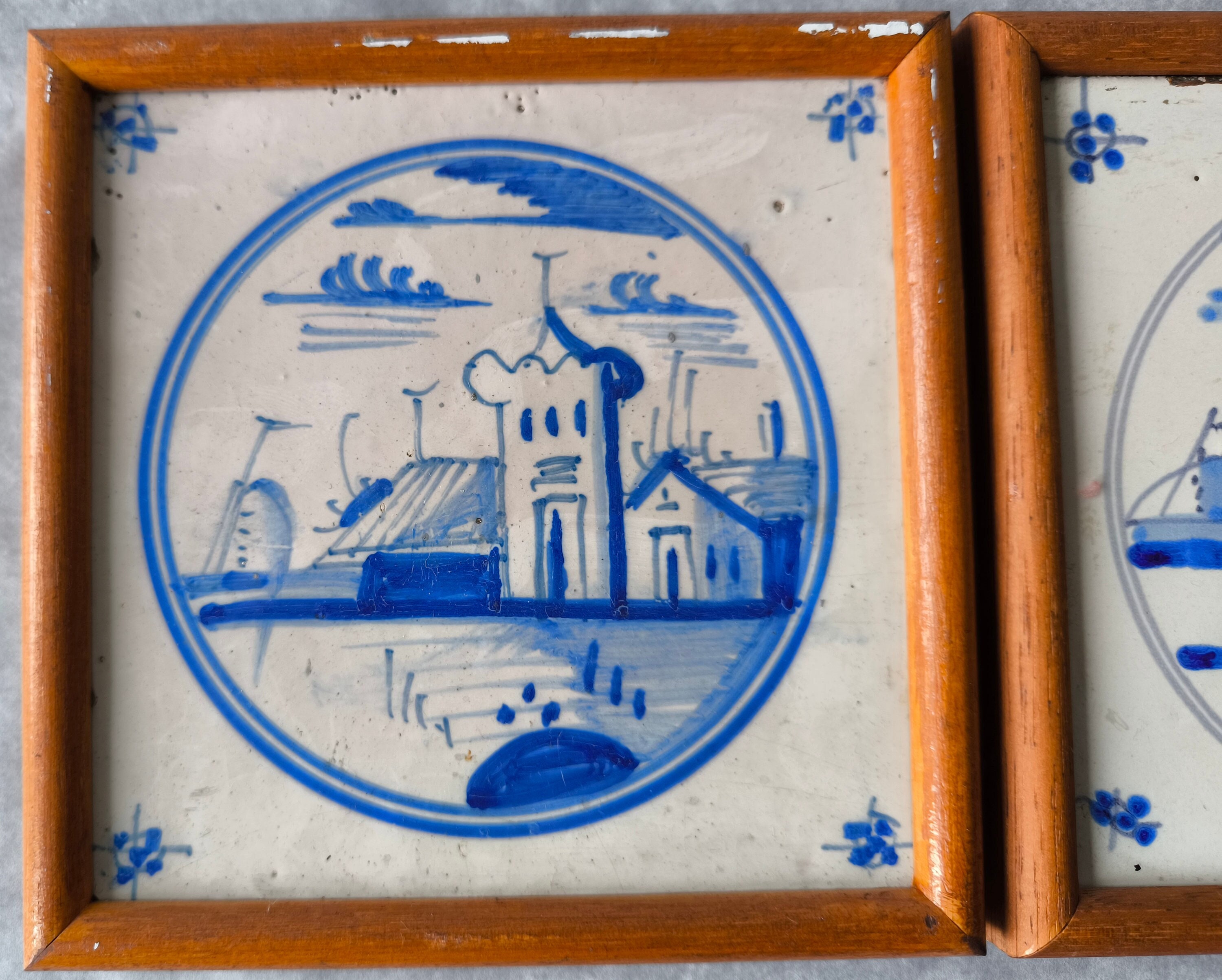 Antique 18th Century Delft Tile - Blue and White Tiles - Dutch Pottery ...
