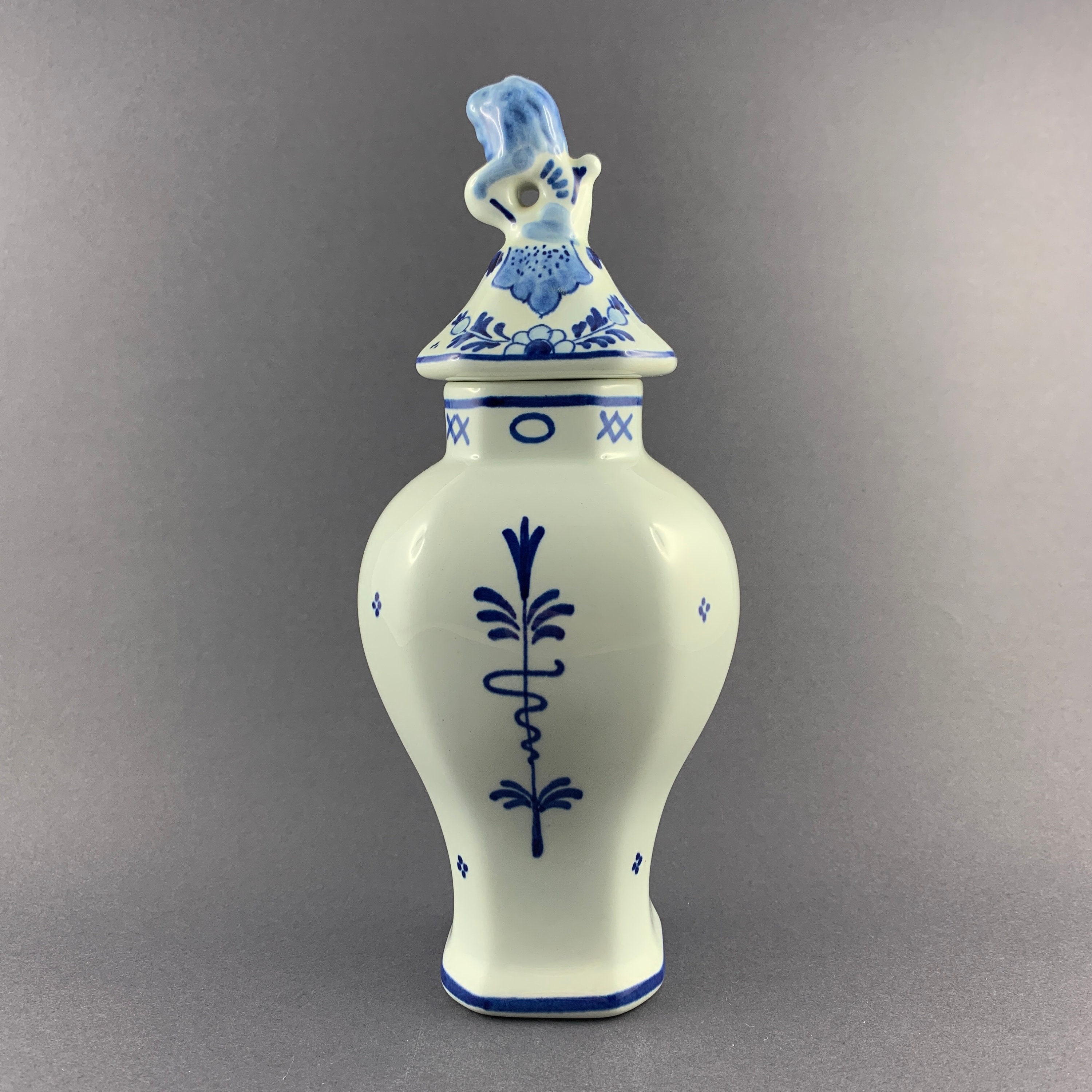 Royal Delft Blue Vase 1990 Handpainted Balustervaas - Collectible