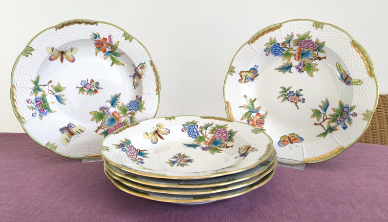 Herend Queen Victoria Bread & Butter Plate - Thumbnail 4