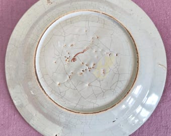 18 世紀デルフト皿 - 手描きの収集価値のあるデルフト陶器 - オランダ