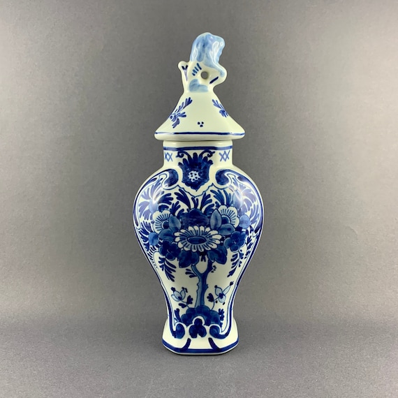 Royal Delft Blue Vase 1990 Handpainted Balustervaas - Collectible