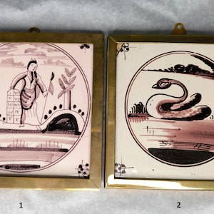 Antique 18th Century Delft Tile - Dutch Pottery - Holland Ceramic Tile - Handmade tile Delft