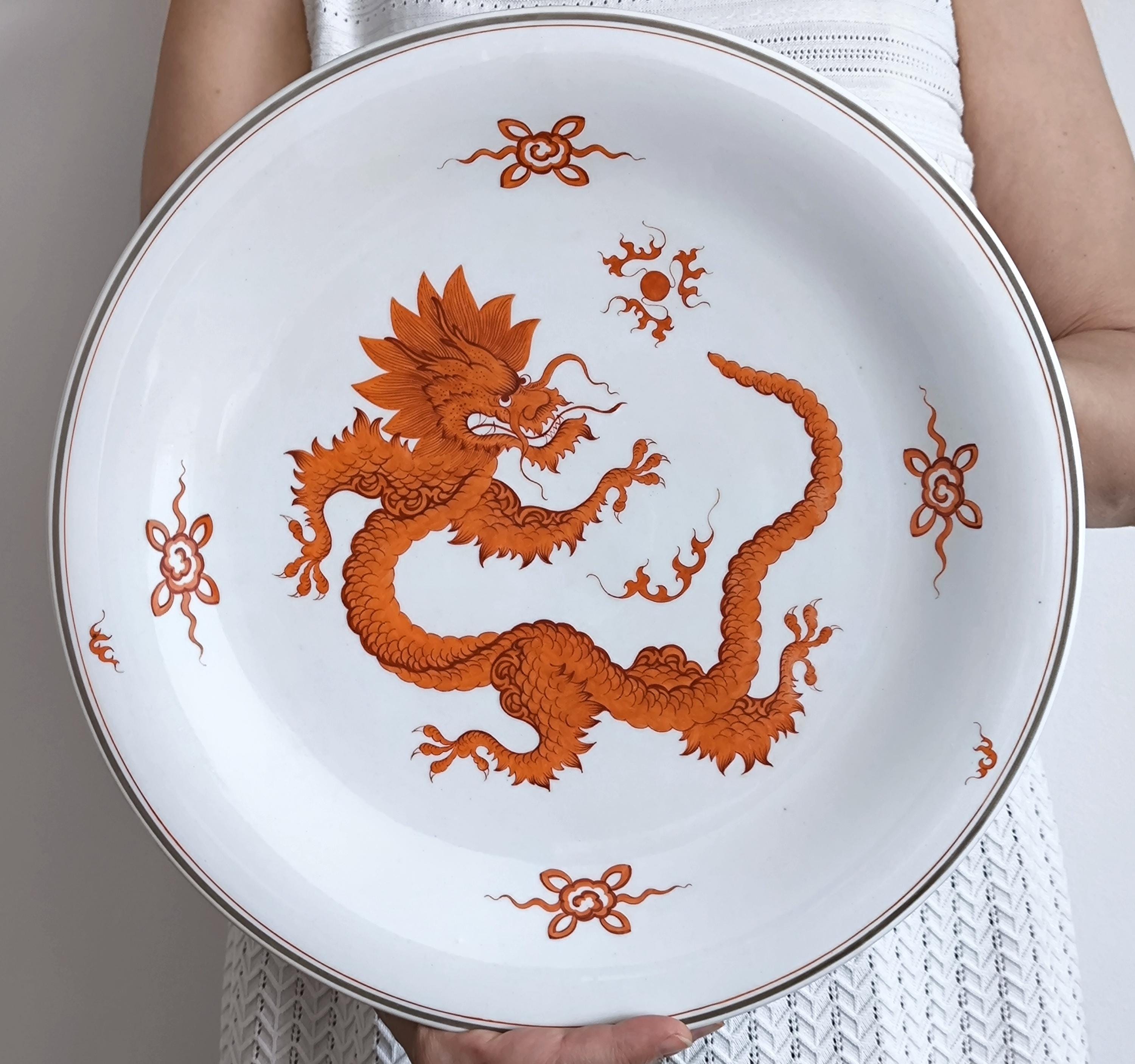 Meissen Red Dragon - Etsy