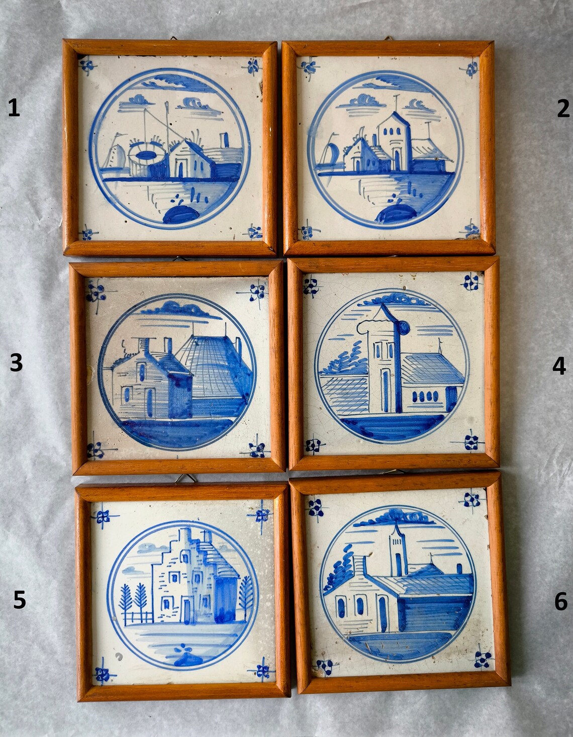Antique 18th Century Delft Tile - Blue and White Tiles - Dutch Pottery ...