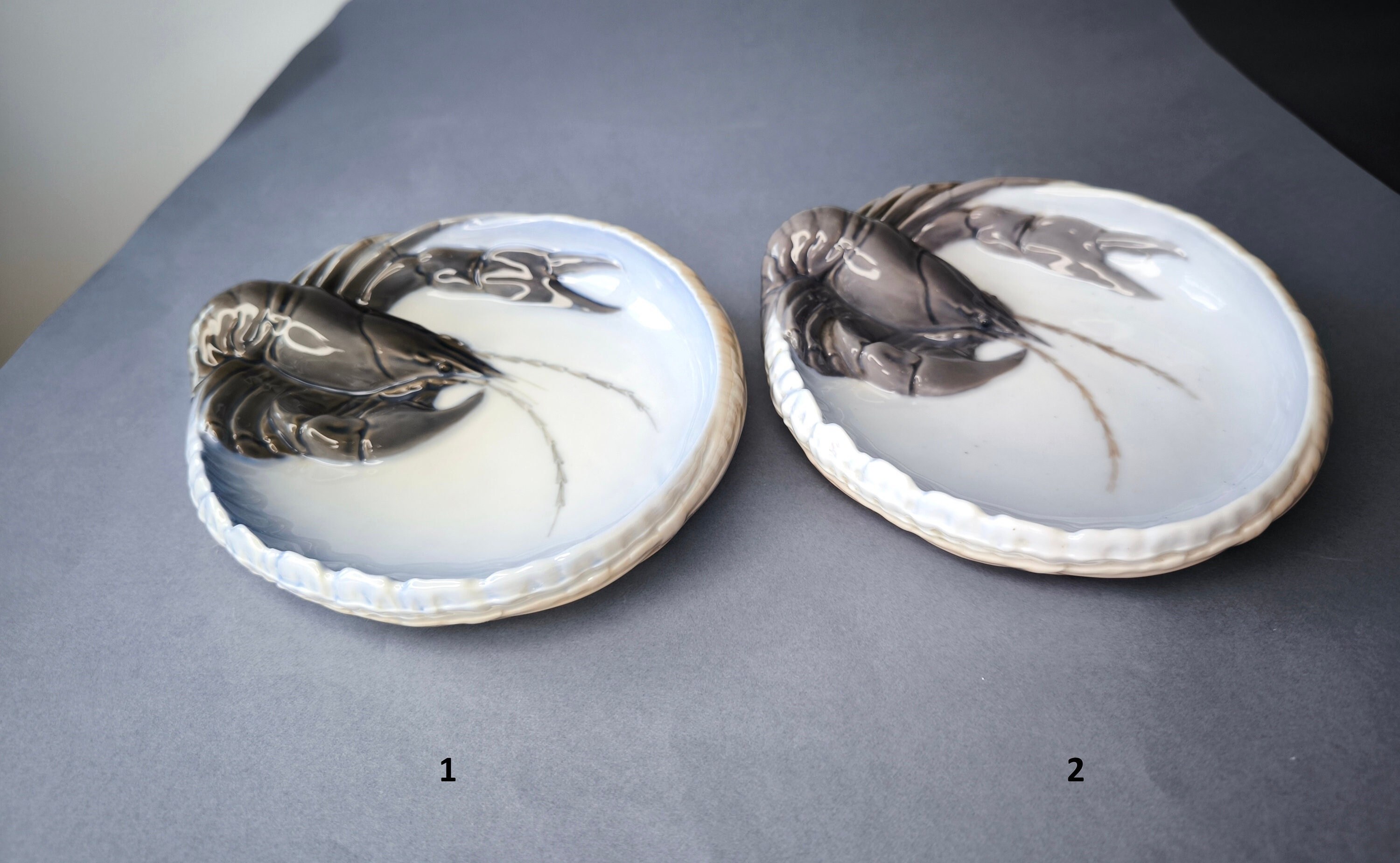 ヴィンテージ ロイヤル コペンハーゲン ザリガニ 磁器皿 - エリック