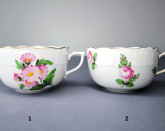1 x Herend Coffee / Espresso Cup, Herend Hungary Fine China Porcelain Coffee Cup - herend cup porcelain gift