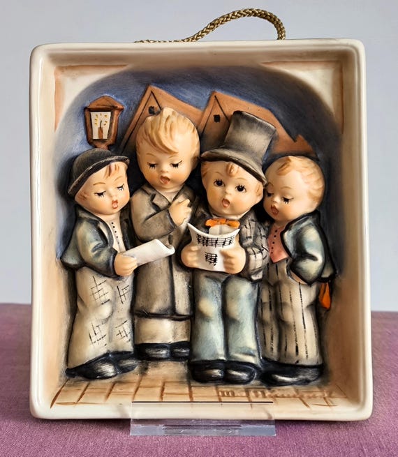Goebel Hummel Quartet Wall Plaque # 134 Singers Carolers - Limited
