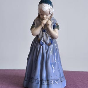 Royal Copenhagen Porcelain Figurine - Girl from Bornholm, Style 1323 - Collectible Porcelain Art - Danish Porcelain Figurine gift