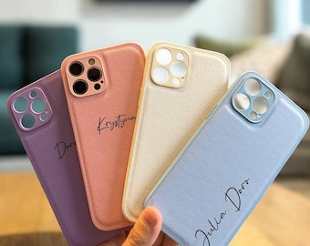 Anpassat iPhone-skal för iPhone 16 15 14 13 12 11 Pro Max, Present till honom, Graverat skal, Anpassat telefonskal, Mobilskal, Julklapp, Elegant