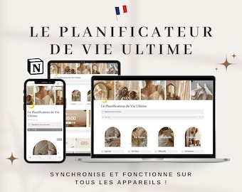 Life Planner Notion Ästhetische digitale persönliche Planervorlage All-in-One Notion Digitaler Kalender ADHS-Planer