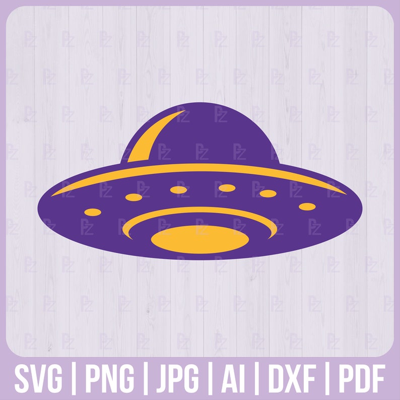 UFO SVG, Alien Svg, Space Svg, Svg, Dxf, Png, Jpg, Pdf, Eps, Digital ...