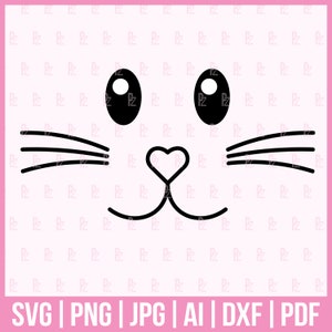 Bunny Face SVG, Easter Bunny SVG, Easter Bunny Face svg, bunny, bunny, bunny face, digital download