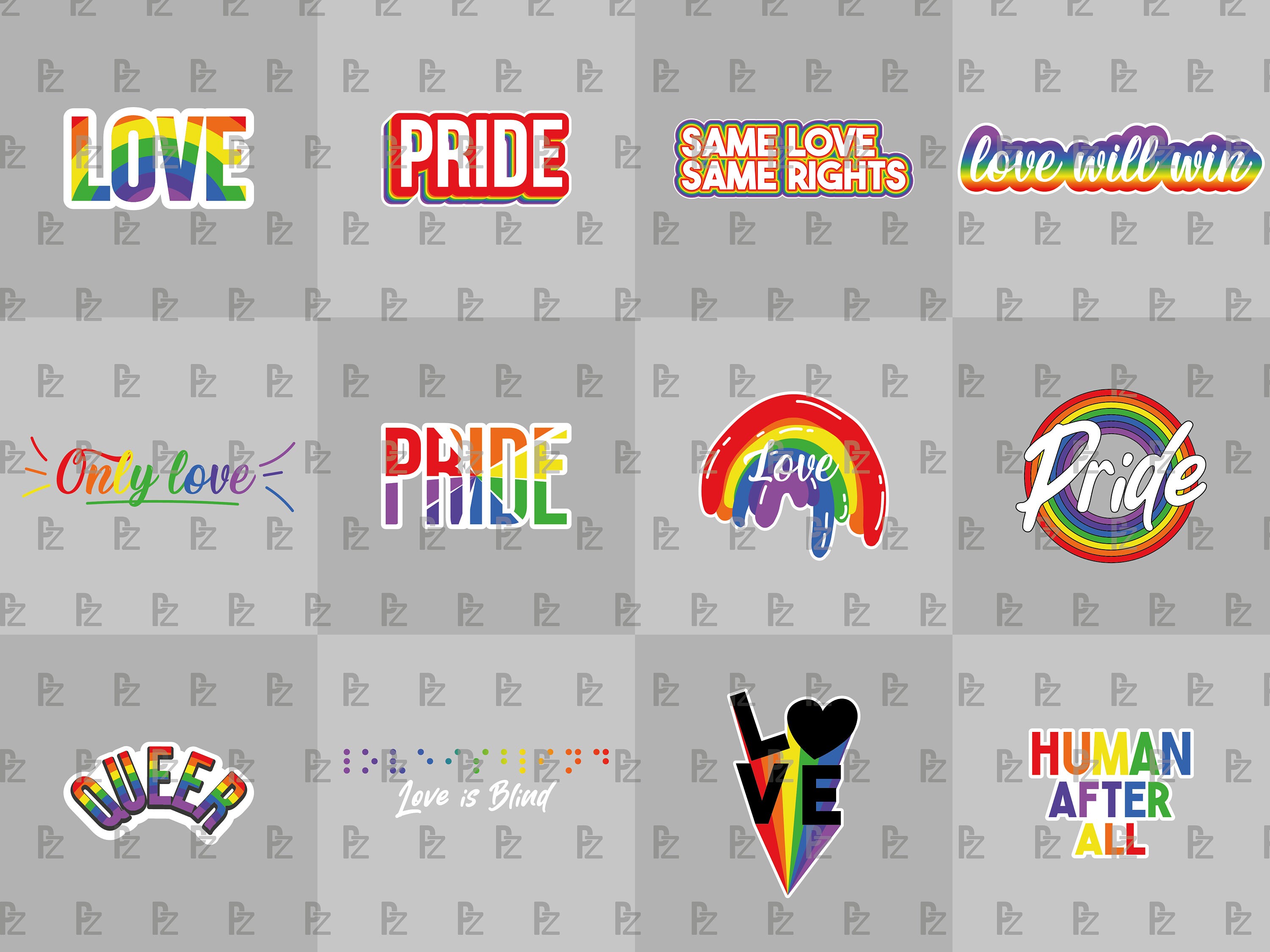 LGBT SVG Bundle, Gay Svg, Pride Svg, Rainbow Svg, Gay Pride Shirt Svg ...