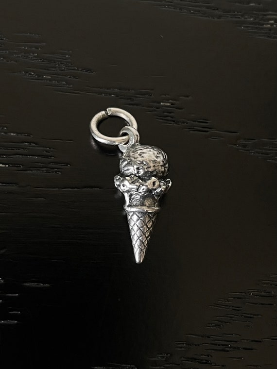 James Avery Retired Icecream Cone Charm Gem