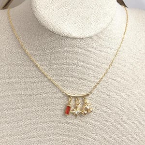 Build Your Own Charm Necklaces for Women, Custom Vintage Chunky Necklace, Handmade Pendant Choker Necklace, Personalized Birthday Gifts