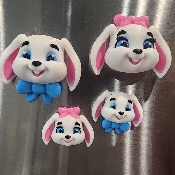 Easter Bunny Magnet with Floppy Ears!