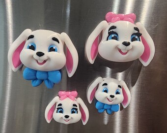 Easter Bunny Magnet with Floppy Ears!