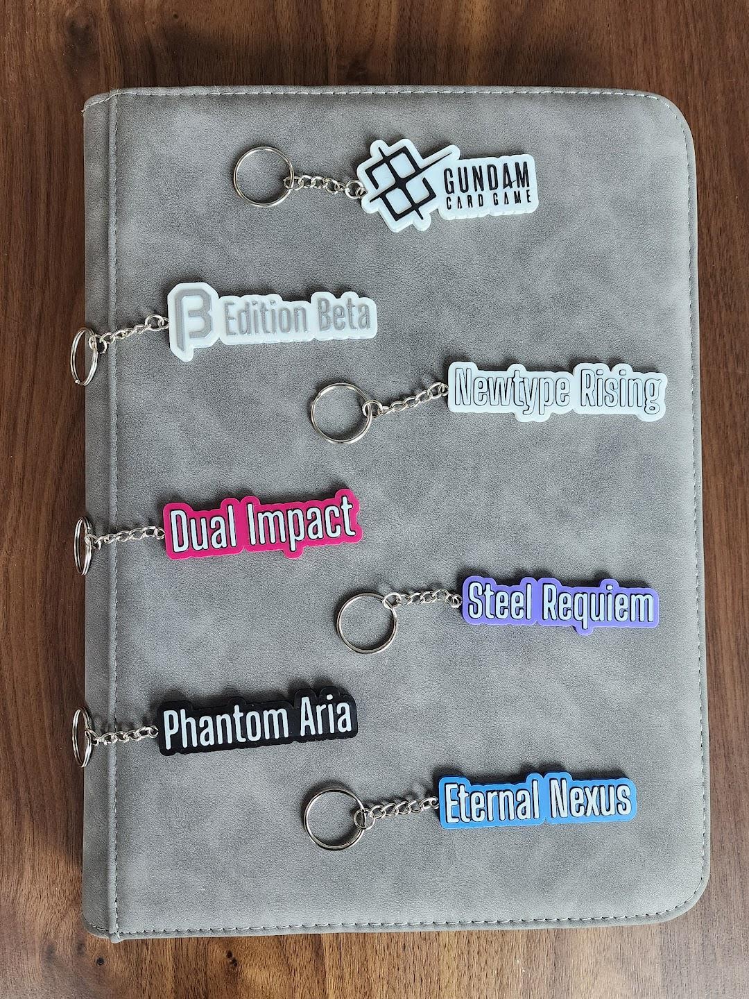 Gundam Card Game TCG Binder Tag Keychain Zipper Pull Organization Labels  Beta Collection Trading 3D Printed - Etsy