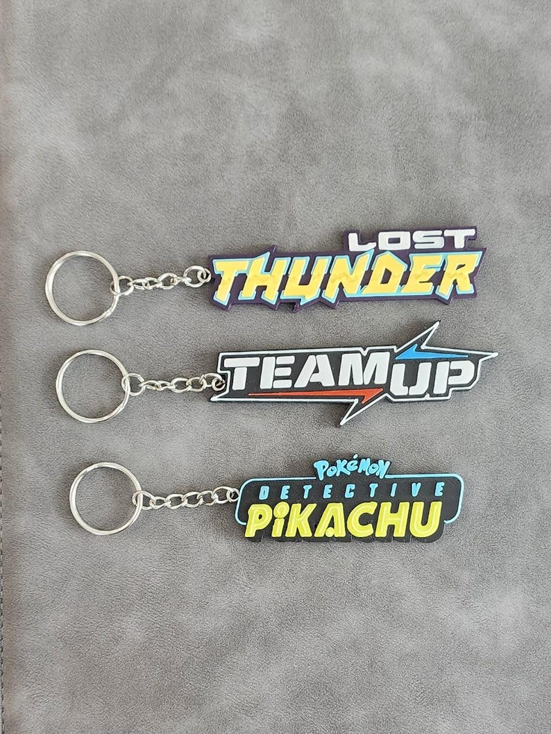 Sun & Moon Era Set Logo 3D Binder Pull Tags Label Keychains Icon ...