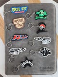 Vintage Gen 1 Logo 3D Binder Pull Tags Label Keychains Collection Generation one - WOTC Base Sets pokemon