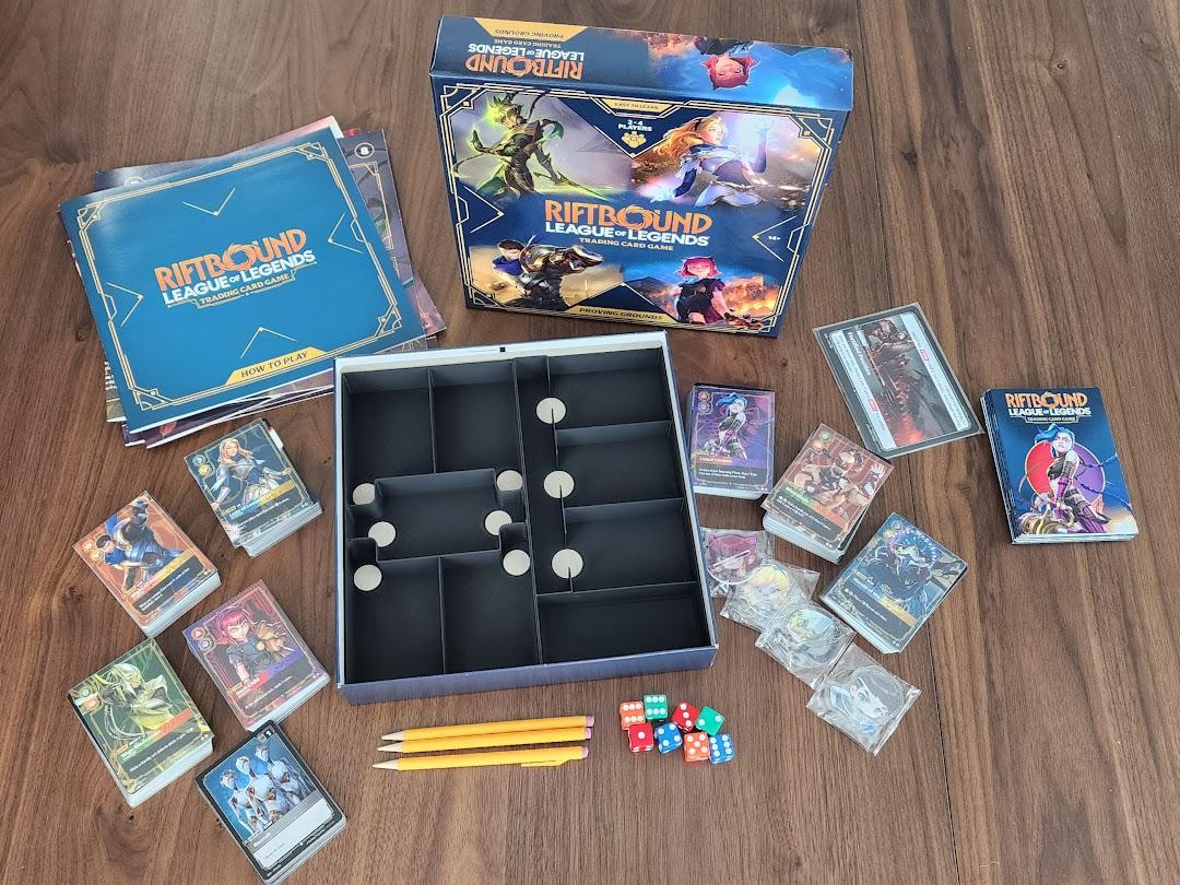 Riftbound Proving Grounds Box Insert Organizer, Easy Dividers