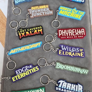 Magic: The Gathering Logo Collection 3D Binder Pull Tags Label Keychains