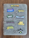 Mega Evolution Era Set Logo 3D Binder Pull Tags Label Keychains pokemon