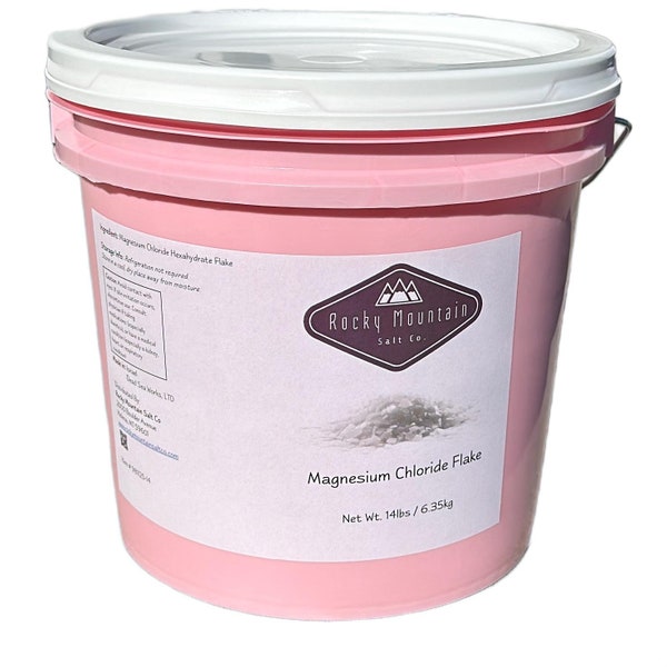 Dead Sea Magnesium Chloride Flakes - 14# Bucket