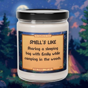 Emily Kerze | Einen Schlafsack teilen | Stardew Valley Geschenk | Spiel inspirierte Kerze | Stardew Valley Heart Event | Veganes Sojawachs 9oz