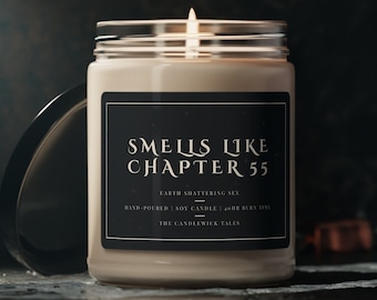 Smells Like Chapter 55, ACOMAF, Bookish Candle, Literary Candle, SMUT Candle, Scented Candle, Velaris, Night Court, Vegan Soy Wax 9oz.