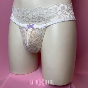 Sissy Lace Thong G String Leg Ring Garter