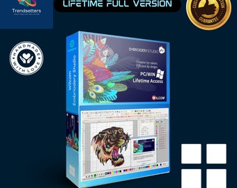 Wilcom Borduurstudio E4.2 voor Windows - Levenslange borduursoftware