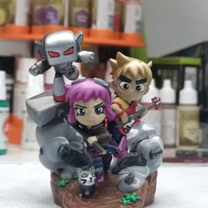 Chibi Skating Girl - Resin Printed Model - NomNom Studios