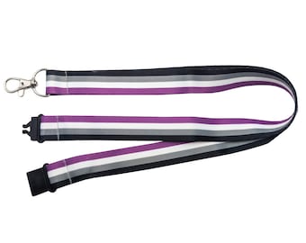 LGBTQ+ Safety Lanyard - Asexual