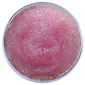 Gel glitterato biodegradabile - Rosa baby iridescente (glitter fini) Glitter ecologico/bio