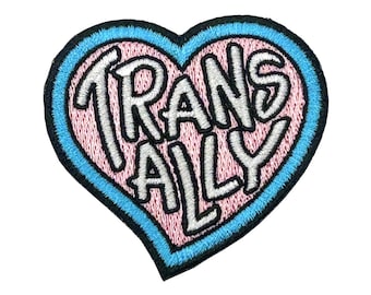 Iron On Embroidered Patch - Trans Ally