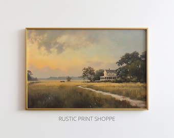 Wrap Around Porch in the Low Country | PRINTABLE Art Download | Rustic Print Shoppe | 01-0039