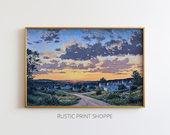 Spring English Countryside | PRINTABLE Art Download | Rustic Print Shoppe | 03-0018