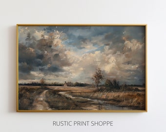 Moody Sky in the Country | PRINTABLE Art Download | Rustic Print Shoppe | 01-0033