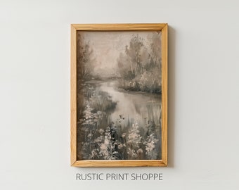 The River's Edge | PRINTABLE Art Download | Rustic Print Shoppe | 01-0034