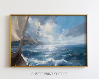 Sailing is Boundless | PRINTABLE Art Download | Rustic Print Shoppe | 02-0011
