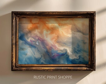 Sailing the Tranquil Seas | *LIMITED SERIES* | PRINTABLE Art Download | A-0004